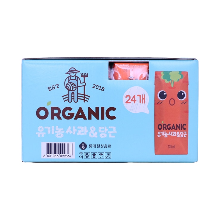 O'RGANIC 사과&당근 주스 125ml x 24