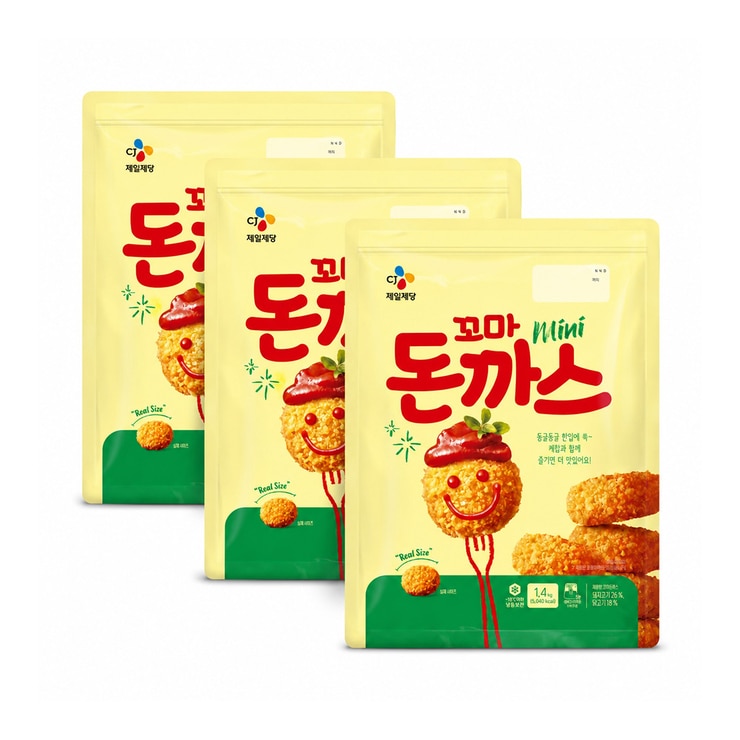 CJ 꼬마돈까스 1.4Kg x 3
