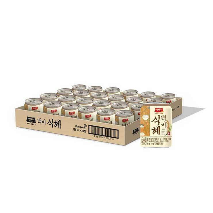 양반 백미 식혜 238ml x 24캔