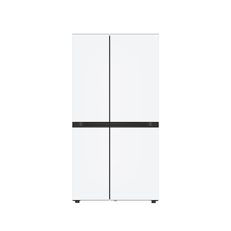 LG 오브제 AI 양문형 832L, 메탈 에센스 화이트
