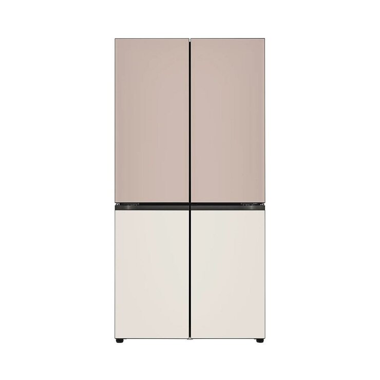 LG 오브제 AI 매직스페이스 냉장고 870L, 글라스 아몬드/토프