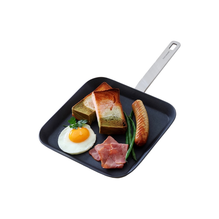 쿠치나레 통 3중 사각 코팅 팬 24cm