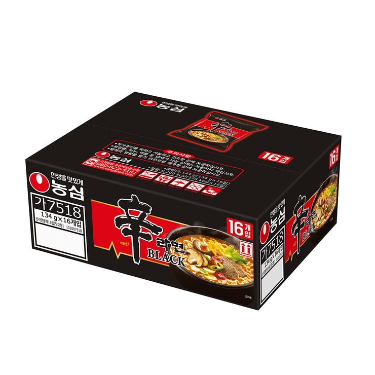농심 신라면 블랙 134g x 16