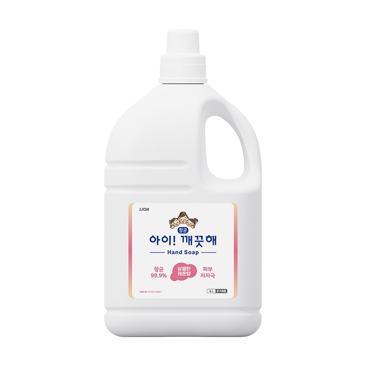 아이깨끗해 거품형 핸드솝4L(공펌프용기490ml x 1포함)