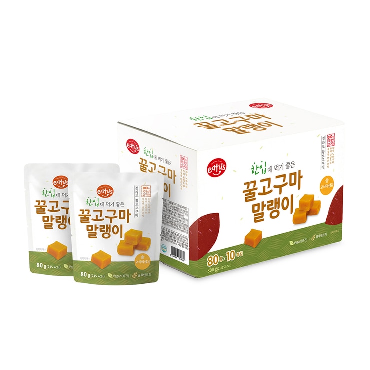 Chewy Eatus 한입 꿀고구마 말랭이 80g x 10